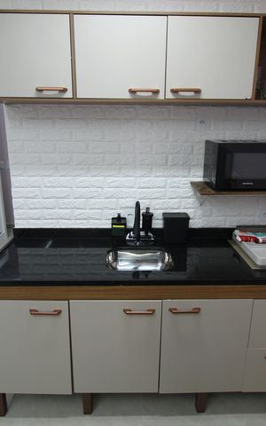 Studio à venda com 26m², 1 quarto e sem vagaCozinha