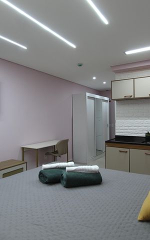 Studio à venda com 26m², 1 quarto e sem vagaSala/Quarto