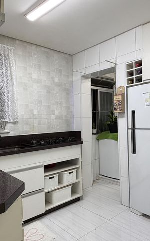 Apartamento para alugar com 62m², 2 quartos e 1 vagaCozinha e Área de Serviço