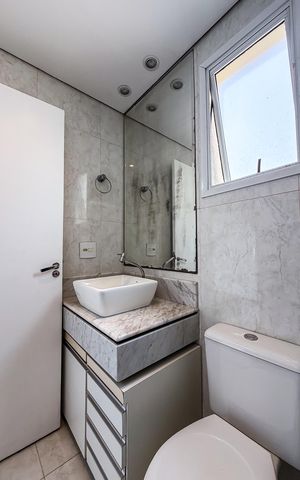 Apartamento para alugar com 80m², 3 quartos e 2 vagas Apartamento para alugar com 80m², 3 quartos e 2 vagasBanheiro da Suíte