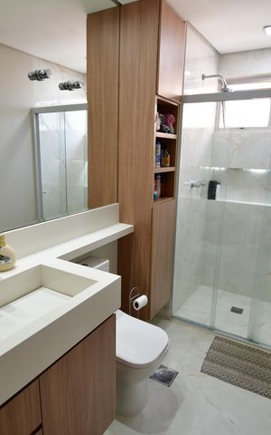 Apartamento para alugar com 108m², 3 quartos e 2 vagasBanheiro Suíte