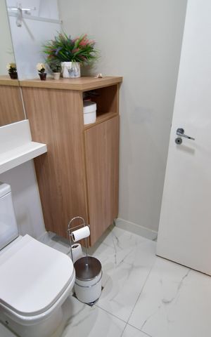 Apartamento para alugar com 108m², 3 quartos e 2 vagasBanheiro Social