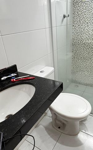 Apartamento para alugar com 89m², 2 quartos e 1 vaga Apartamento para alugar com 89m², 2 quartos e 1 vagaBanheiro da Suíte