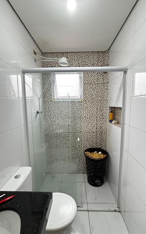Apartamento para alugar com 89m², 2 quartos e 1 vaga Apartamento para alugar com 89m², 2 quartos e 1 vagaBanheiro da Suíte
