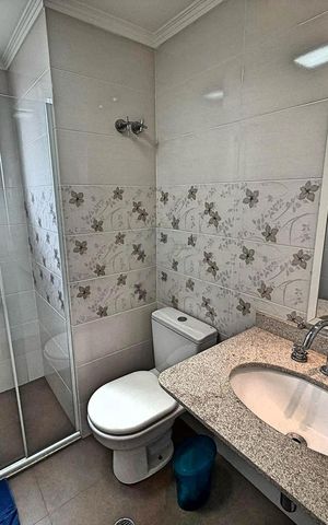 Apartamento à venda com 94m², 3 quartos e 1 vaga Apartamento à venda com 94m², 3 quartos e 1 vagaBanheiro da Suíte