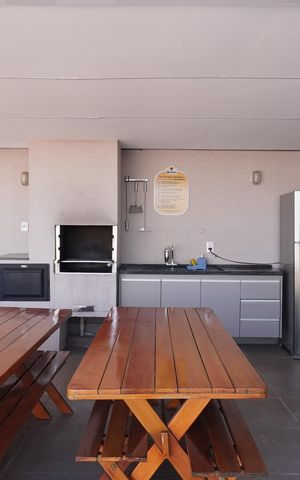 Apartamento para alugar com 46m², 2 quartos e 1 vagaÁrea comum - Salão de festas
