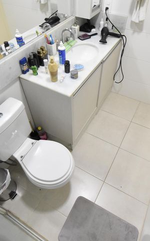 Studio para alugar com 33m², 1 quarto e sem vagaBanheiro do Studio