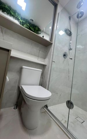 Apartamento à venda com 56m², 2 quartos e 1 vaga Apartamento à venda com 56m², 2 quartos e 1 vagaBanheiro social
