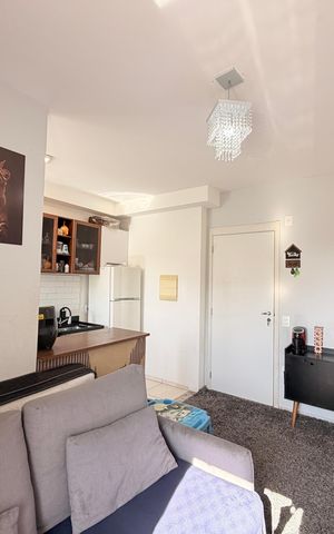 Apartamento à venda com 44m², 2 quartos e 1 vagaSala