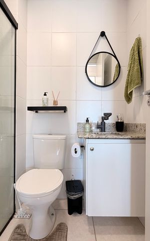 Apartamento à venda com 44m², 2 quartos e 1 vagaBanheiro Social