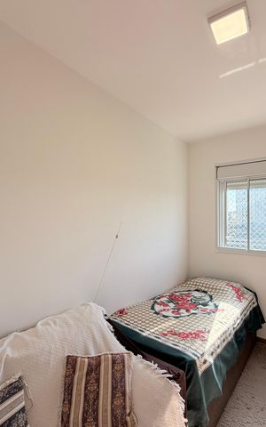 Apartamento à venda com 44m², 2 quartos e 1 vagaQuarto 1