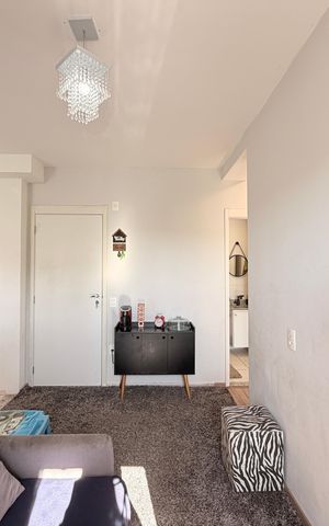 Apartamento à venda com 44m², 2 quartos e 1 vagaSala