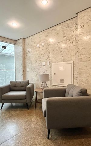 Apartamento para alugar com 50m², 1 quarto e sem vaga Apartamento para alugar com 50m², 1 quarto e sem vagaHall social