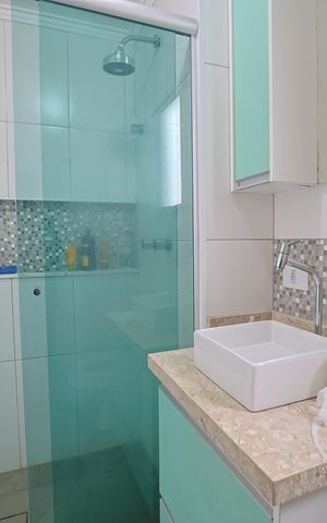 Apartamento à venda com 60m², 3 quartos e 1 vagaBanheiro 