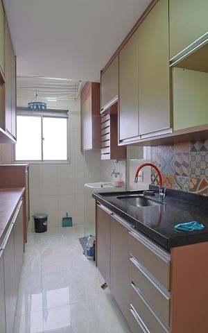 Apartamento à venda com 60m², 3 quartos e 1 vagaCozinha