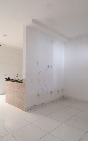 Casa para alugar com 50m², 2 quartos e 2 vagasSala