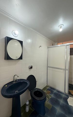 Apartamento à venda com 40m², 1 quarto e sem vaga Apartamento à venda com 40m², 1 quarto e sem vagaBanheiro social