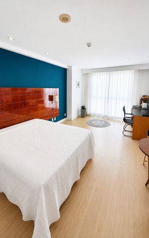 Studio para alugar com 36m², 1 quarto e 1 vaga Studio para alugar com 36m², 1 quarto e 1 vagaQuarto