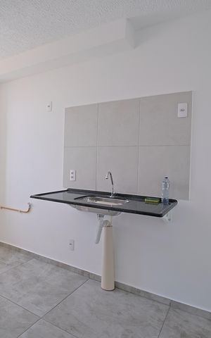 Apartamento para alugar com 39m², 2 quartos e 1 vagaCozinha e Área de Serviço