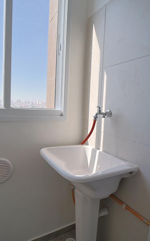Apartamento para alugar com 39m², 2 quartos e 1 vagaCozinha e Área de Serviço
