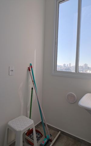 Apartamento para alugar com 39m², 2 quartos e 1 vagaCozinha e Área de Serviço