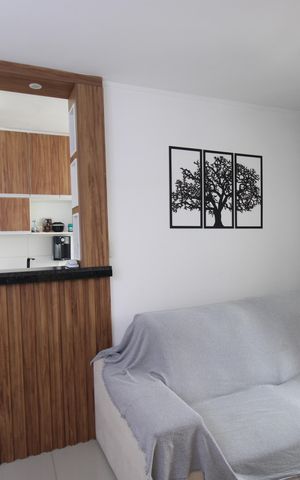 Apartamento à venda com 46m², 2 quartos e 1 vagaSala