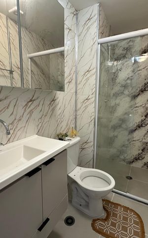 Apartamento para alugar com 24m², 1 quarto e sem vaga Apartamento para alugar com 24m², 1 quarto e sem vagaBanheiro