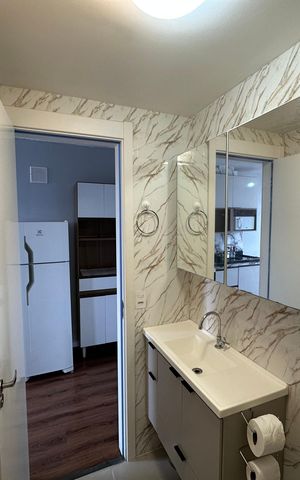 Apartamento para alugar com 24m², 1 quarto e sem vaga Apartamento para alugar com 24m², 1 quarto e sem vagaBanheiro