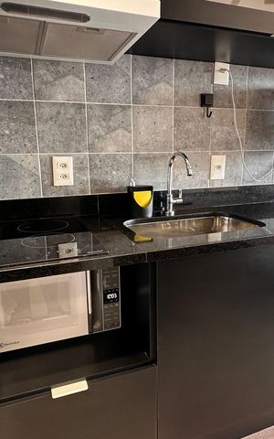 Studio à venda com 26m², 1 quarto e sem vaga