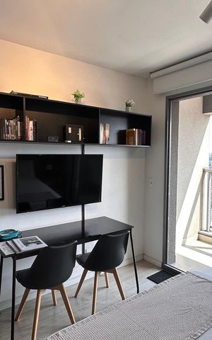 Studio à venda com 26m², 1 quarto e sem vaga