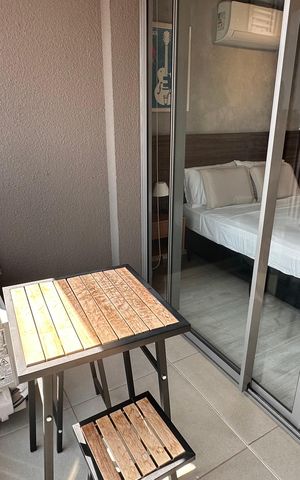 Studio à venda com 26m², 1 quarto e sem vaga