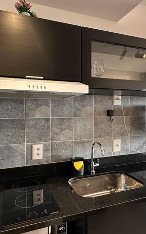 Studio à venda com 26m², 1 quarto e sem vaga