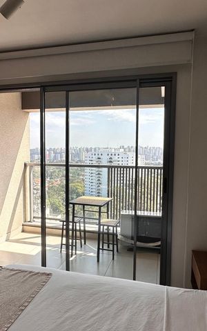 Studio à venda com 26m², 1 quarto e sem vaga