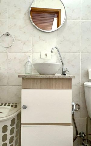 Apartamento para alugar com 45m², 1 quarto e sem vagaBanheiro da Suíte