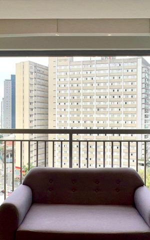 Studio para alugar com 25m², 1 quarto e sem vaga Studio para alugar com 25m², 1 quarto e sem vagaVaranda