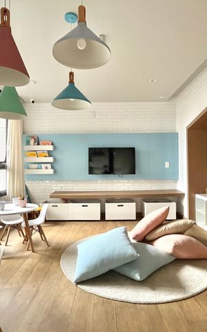 Apartamento à venda com 143m², 2 quartos e 2 vagas Apartamento à venda com 143m², 2 quartos e 2 vagasÁrea comum- Brinquedoteca