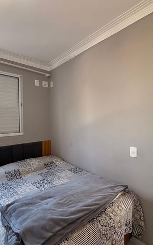 Apartamento à venda com 44m², 2 quartos e 1 vagaQuarto 1