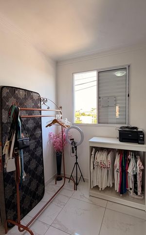 Apartamento à venda com 44m², 2 quartos e 1 vagaQuarto 2