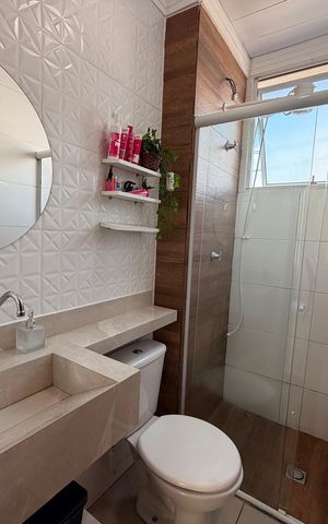 Apartamento à venda com 44m², 2 quartos e 1 vagaBanheiro Social