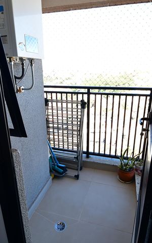 Apartamento à venda com 80m², 2 quartos e 3 vagasÁrea de Serviço