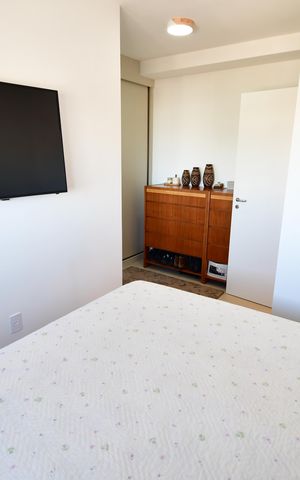 Apartamento à venda com 80m², 2 quartos e 3 vagasQuarto 1 - Suíte