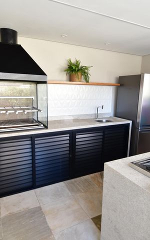 Apartamento à venda com 80m², 2 quartos e 3 vagasÁrea comum - Churrasqueira