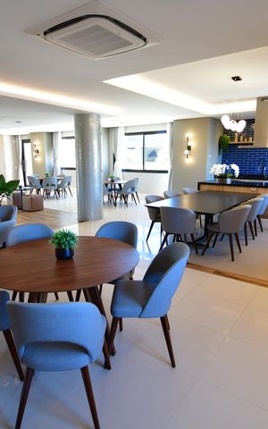 Apartamento à venda com 80m², 2 quartos e 3 vagasÁrea comum - Salão de festas