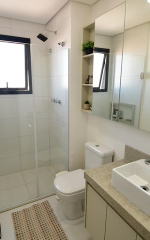 Apartamento à venda com 80m², 2 quartos e 3 vagasBanheiro Suíte