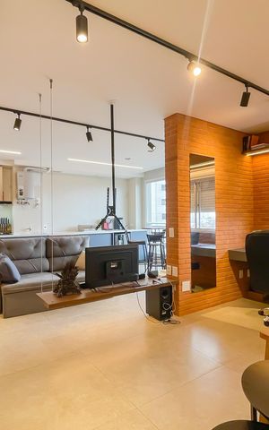 Apartamento à venda com 56m², 1 quarto e 1 vaga Apartamento à venda com 56m², 1 quarto e 1 vagaSala