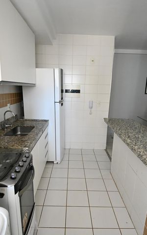 Apartamento para alugar com 45m², 1 quarto e 1 vaga