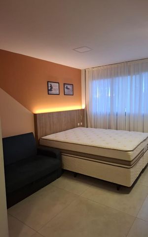 Studio para alugar com 29m², 1 quarto e sem vaga Studio para alugar com 29m², 1 quarto e sem vagaQuarto