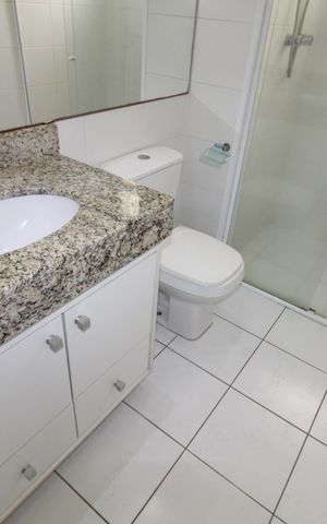 Apartamento para alugar com 103m², 3 quartos e 2 vagasBanheiro da Suíte 