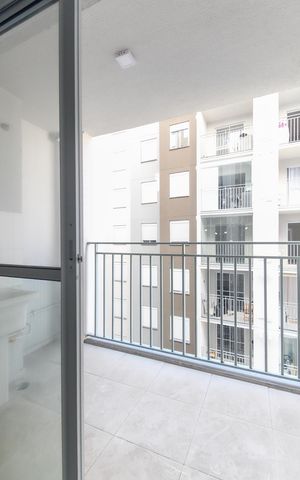 Apartamento à venda com 37m², 2 quartos e sem vagaVaranda - Área de Serviço
