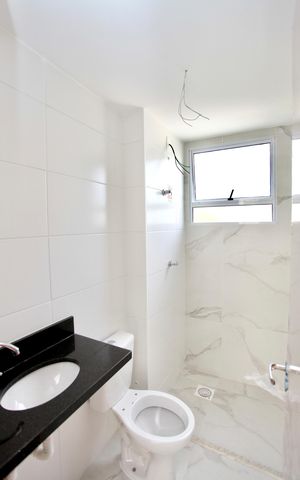 Apartamento para alugar com 45m², 2 quartos e 1 vaga Apartamento para alugar com 45m², 2 quartos e 1 vagaBanheiro Social